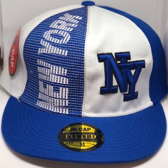 JD CAP FITTED RETRO FLAT Bill NEW YORK MED & Small - Picture 6 of 7
